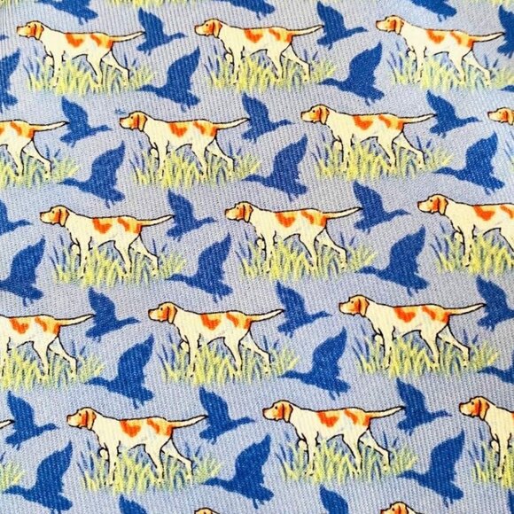 Vineyard Vines Martha's Vineyard Collection Tie Hunting Dog English Pointer - Picture 1 of 3